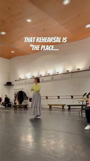 Rehearsal - The place to do the work, Jennifer Rowley, soprano #opera