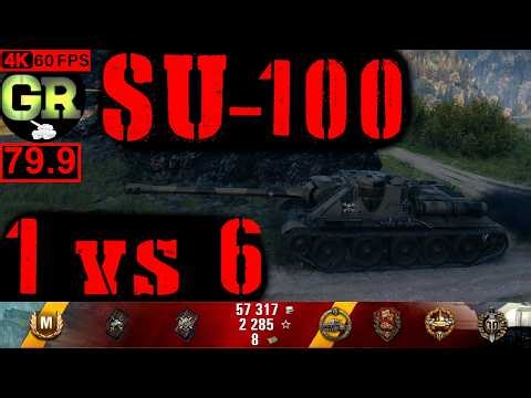 World of Tanks SU-100 WoT Replay - 6 Kills 3.7K DMG(Patch 1.4.0)