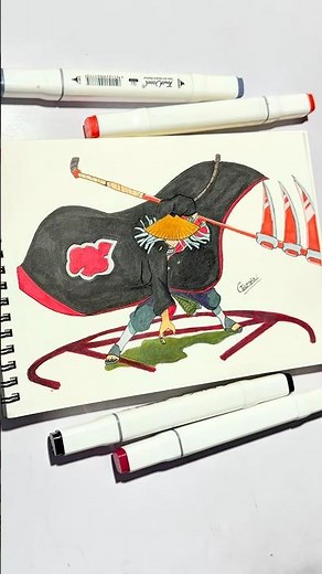 ✨Drawing Hidan Entry ✨Narutoshippuden#akatsuki #naruto #hidanakatsuki #art #animeeart #animedrawing