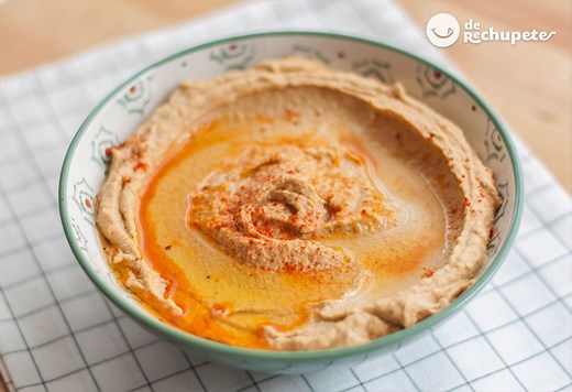 Hummus o crema de garbanzos. Receta tradicional y en Thermomix - De Rechupete