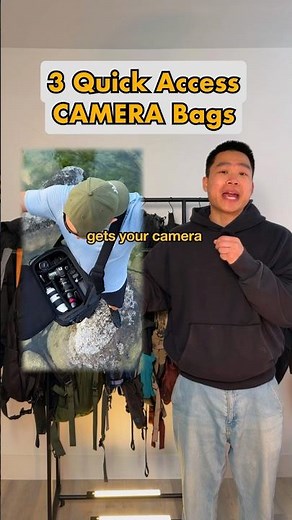 Quick access camera bags