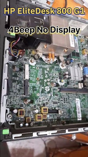 HP EliteDesk 4 Beep No Display And Red Light Solved / HP DESKTOP PROBLEMS HOW TO SOLVED