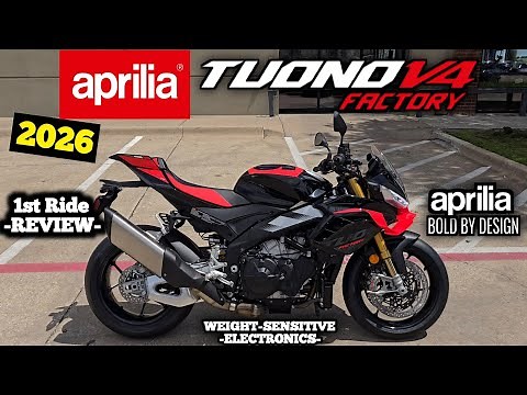 2026 Aprilia Tuono V4 Factory 1st Ride & Review | Aprilia Perfected the Tuono V4 Factory