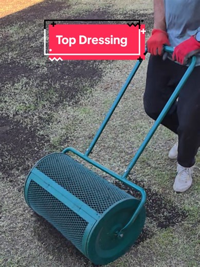 Lawn renovation fully underway. Scalped, scarified and even managed a bit of levelling. Time to bang down a bit of top soil in preparation for grass seed. I tend to do it this way around give the seed a good start. The compost spreader made the job much easier. Grass seed next! #bentandwonky #lawn #lawncare #garden #plants