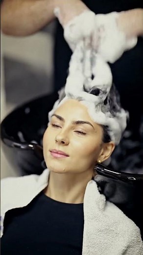 Satisfying Hair Wash ASMR 💆‍♀️ Relaxing Shampoo Foam & Scalp Massage (Salon Experience)