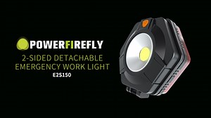 Watch PowerFirefly 2-Sided Detachable LED Emergency Work Light on Amazon Live