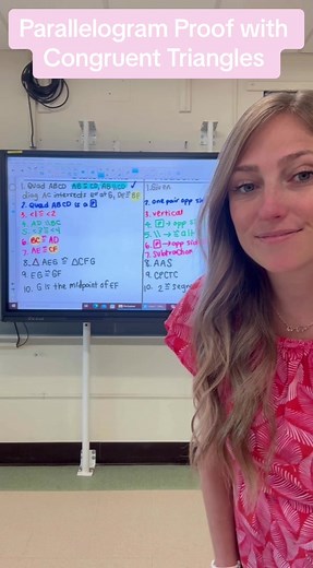 #geometry #geo #geometryregents #highschool #highschoolteacher #teacher #geometryteacher #geometryregents #geometryregents2024#parallelgoramproof #quadrilateralproof #congruenttriangles #midpoint
