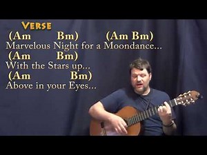 Moondance (Van Morrison) Guitar Cover Lesson with Chords/Lyrics #vanmorrison #guitar #lesson