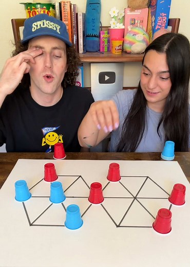 Cup Checkers Board Game: How to Play & Couples Challenge Rules