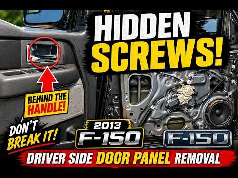2013 Ford F-150 Door Panel Removal (Driver Side) | Window Regulator, Actuator & More