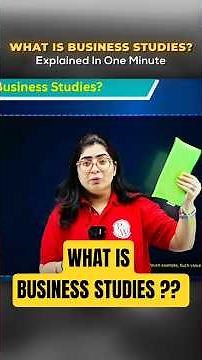 What is Business Studies? Easy Explanation in Hindi😯🔥 #commerce #physicswallah #pw #shorts