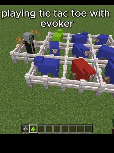 playing with lil evoker #minecraft #minecraftmemes #funny #bedrock #java