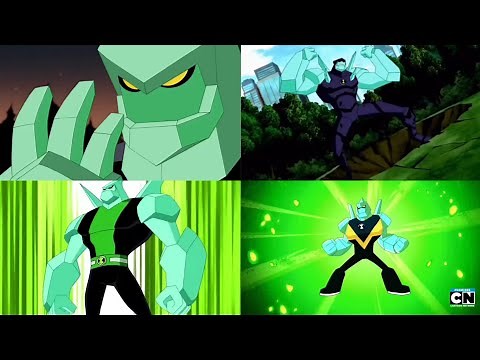 Ben 10: All Diamondhead Transformations (Classic-Reboot)