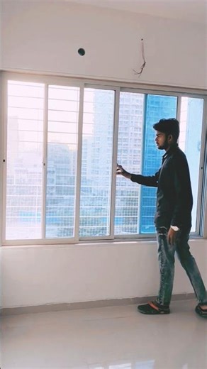 Aluminium Sliding Door New Letest Design Finishing Color 25x50mm Section #reels #shorts #doors #car