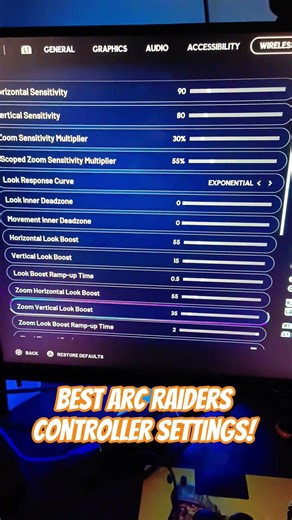 Add A Thumbstick, copy these settings and thank me later! #Arcraiders