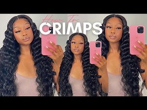 40" OF CRIMPS ON BODY WAVE | *DETAILED* TUTORIAL | UNICE HAIR