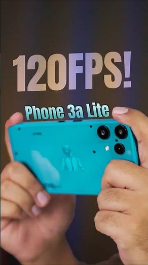 Nothing Phone 3a Lite🔥 BGMI Test! #shorts #nothing #nothingphone3alite