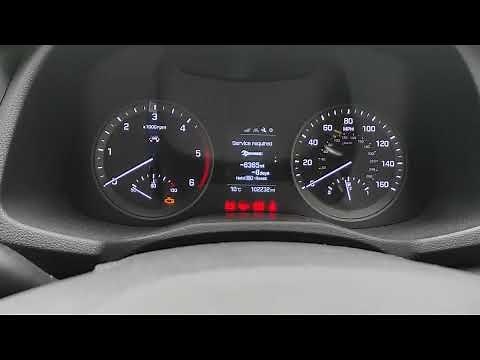How to reset the service indicator light on a Hyundai Tucson 2016 2017 2018 2019 #hyundai
