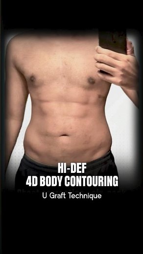 Male Body Makeover - Hi Def 6 Pack Abs Before and After #shortvideo