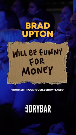 20 MILLION VIEWS! Four years ago, I triggered some Gen Z snowflakes on YouTube, and since then, you guys have all been watching, sharing, and laughing along to my Dry Bar Comedy special, "Will be Funny for Money." Link in comments to watch. Thank you! | Brad Upton