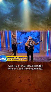 Thank you Robin Roberts and Good Morning America for having Melissa! On Wednesday morning, Melissa performed “Come To My Window” and shared more about her new Off-Broadway show. #MyWindowME #TeamME | Melissa Etheridge