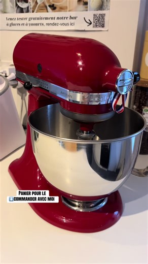 Le meilleur robot pâtissier à mes yeux, un plaisir de travailler avec ✨ #kitchenaid #tiktokshop #accompagnement