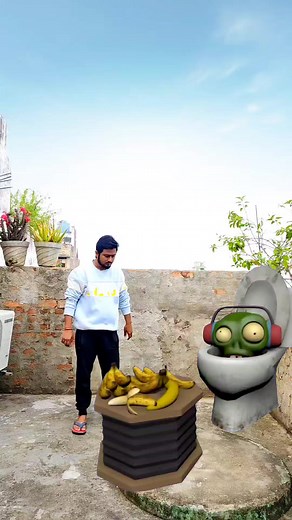 992K views · 3.4K reactions | Zombie toilet banana meme funny vfx magic | Kinemaster editing #comedy #editing #reels #trending #funny #viral #vfx #magic #fun #explore #foryou | Ayan mechanic | Facebook