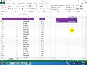 Advanced Excel in marathi 3 OR FUNCTION