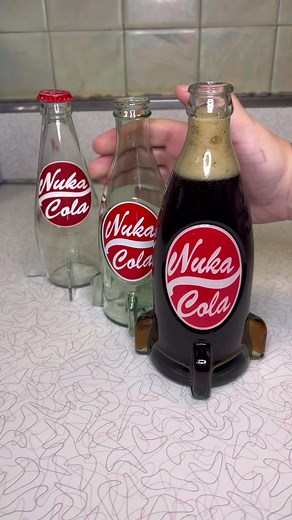 Comparing Glass Nuka Cola Bottles: Fan Made vs Official