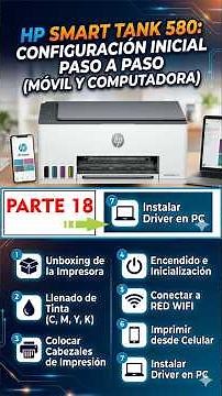 P18 Descargar e Instalar Driver IMPRESORA HP SMART TANK 580 #printer #servitecuribe #hpsmart
