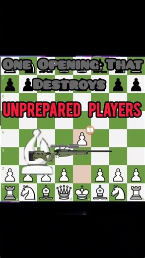 Opening that destroys unprepared players #chess #chessgame #chesscom #checkmate #grandmaster