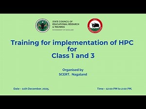 Training for implementation of HPC for class 1 and 3