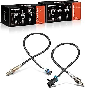 A-Premium Upstream and Downstream O2 Oxygen Sensor Compatible with Saturn SC1/SC2/SL/SL2 2000-2002, SW2 2000-2001, 1.9L, 2-PC Set, Replace # 12565680, 12568221