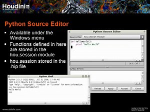 Houdini 9.5 Masterclass Python