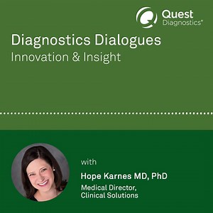 Join us on Diagnostics Dialogues for a captivating conversation on the advancements of artificial intelligence and how the technology is used to detect and treat cancer. Hear from special guests Dr. Darren Wheeler, vice president of pathology and medical services, and Dr. Hope Karnes, medical director of clinical solutions at Quest Diagnostics. Listen here: http://spr.ly/6184oMtiC. #DiagnosticsDialogues #AI #Medicine #Diagnostics | Quest Diagnostics