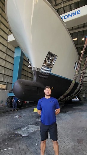 Hull tour of the ultimate explorer yacht - Nordhavn 96ft... . . . . . #nordhavn #nordhavn96 #nordhavnyachts #explorer #exploreryachts #yacht #shipyardlife #refit #antifauling