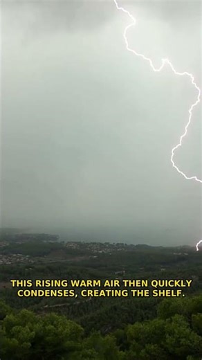 Nobody knows why shelf clouds form perfectly straight 😱