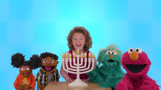 Happy Hanukkah from your friends on Sesame Street! 💙 | Sesame Street