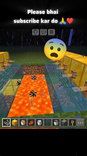 Minecraft Automatic Bridge One ClickXBuild 💀🌝 #minecraft #trending #gaming #shorts