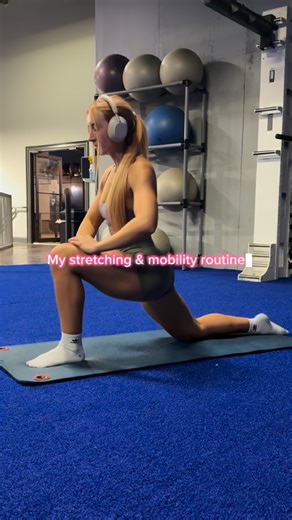 Cassidy Malsch | Stretching and mobility routine! Dynamic stretching before workout and static stretching after your workout 🫶 #fitness... | Instagram