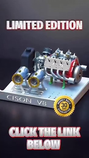 If you love machines, this will be the most satisfying thing you’ve ever built. 👉 ttps://www.micasal.com/products/v8-block-engine-model-kits -------------- 🔥 True 4-stroke combustion you can hear and feel ⚙️ A living mechanism — crankshaft, pistons, and valves moving in perfect harmony 💧 Water-cooled. Gas-powered. Built like a real engine — just smaller. 🔩 Machined from aerospace-grade metal with precision down to the micron This isn’t something you simply look at. You experience it — the ru