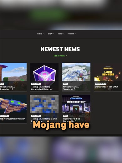 Spring Drop Coming Soon for Minecraft Fans