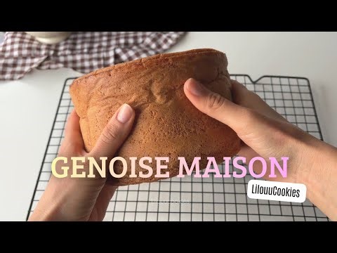 Génoise maison bien haute pour layer cake - Recette facile