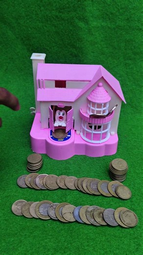 (ST-1374)"🎉 INSANE Puppy House Piggy Bank Unboxing! 🐶✨ Watch What Happens Next!" #magic #toys