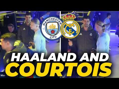 EPIC MOMENT between HAALAND and COURTOIS in the TUNNEL | CITY 1 - REAL MADRID 2