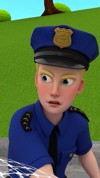 Policias al Rescate | Buenos Hábitos para niños | Canción para Niños | #shorts