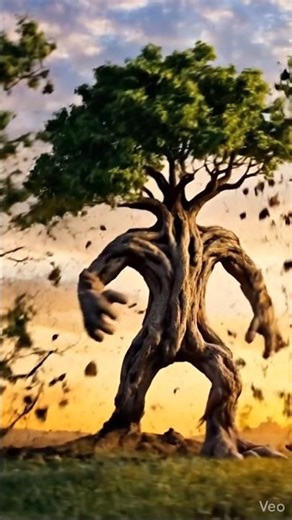 a tree start running like a human #shorts