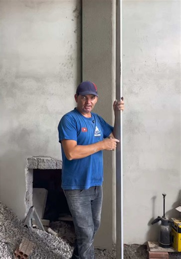 Acabamento no pilar olha essa dica