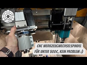 CNC tool changing spindle for under 500€? No problem ;)