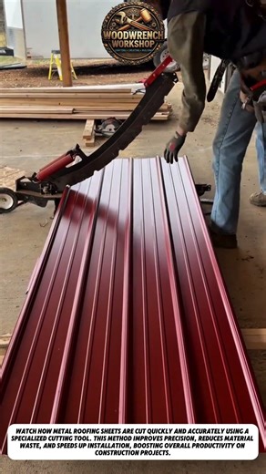 Metal Roofing Sheet Cutting Made Easy | Fast and Precise Roofing Work
